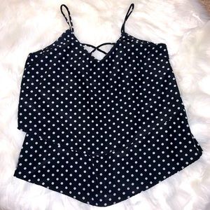 Polka dot tank top